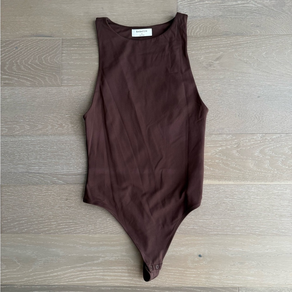 Babaton brown bodysuit